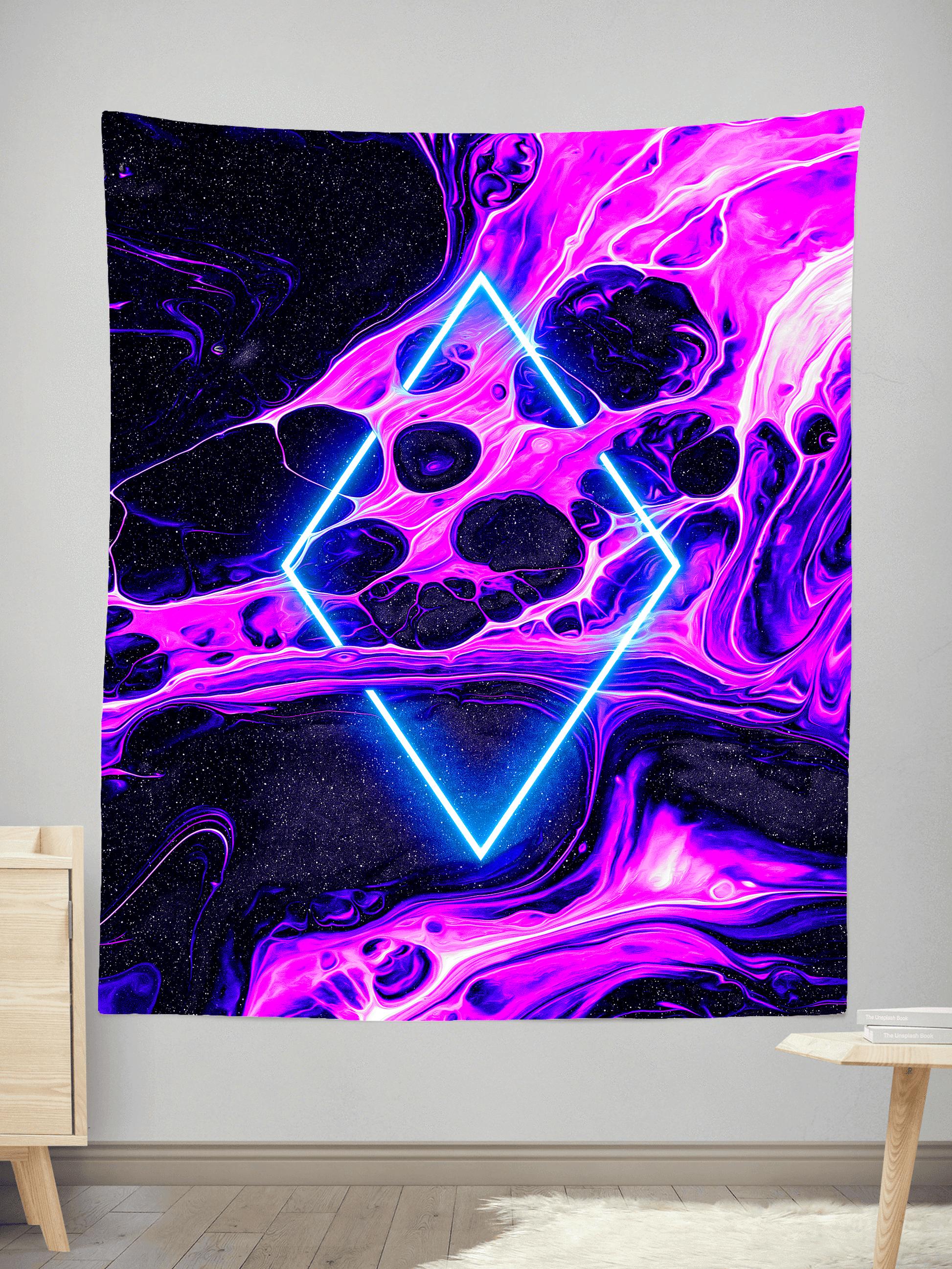 Portal Home Pink Tapestry, Noctum X Truth, | iEDM