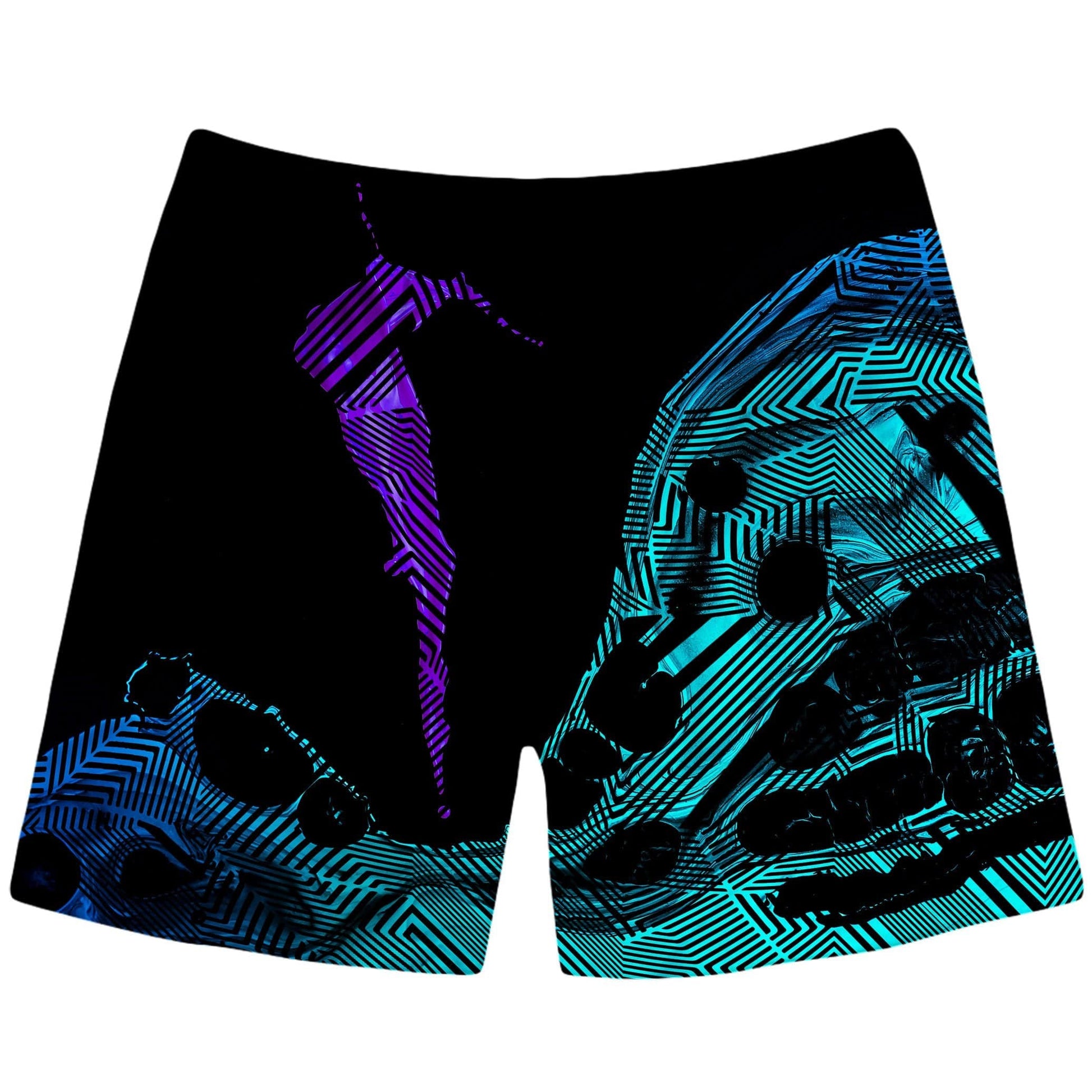 Primordial Flow Purple Swim Trunks, Noctum X Truth, | iEDM