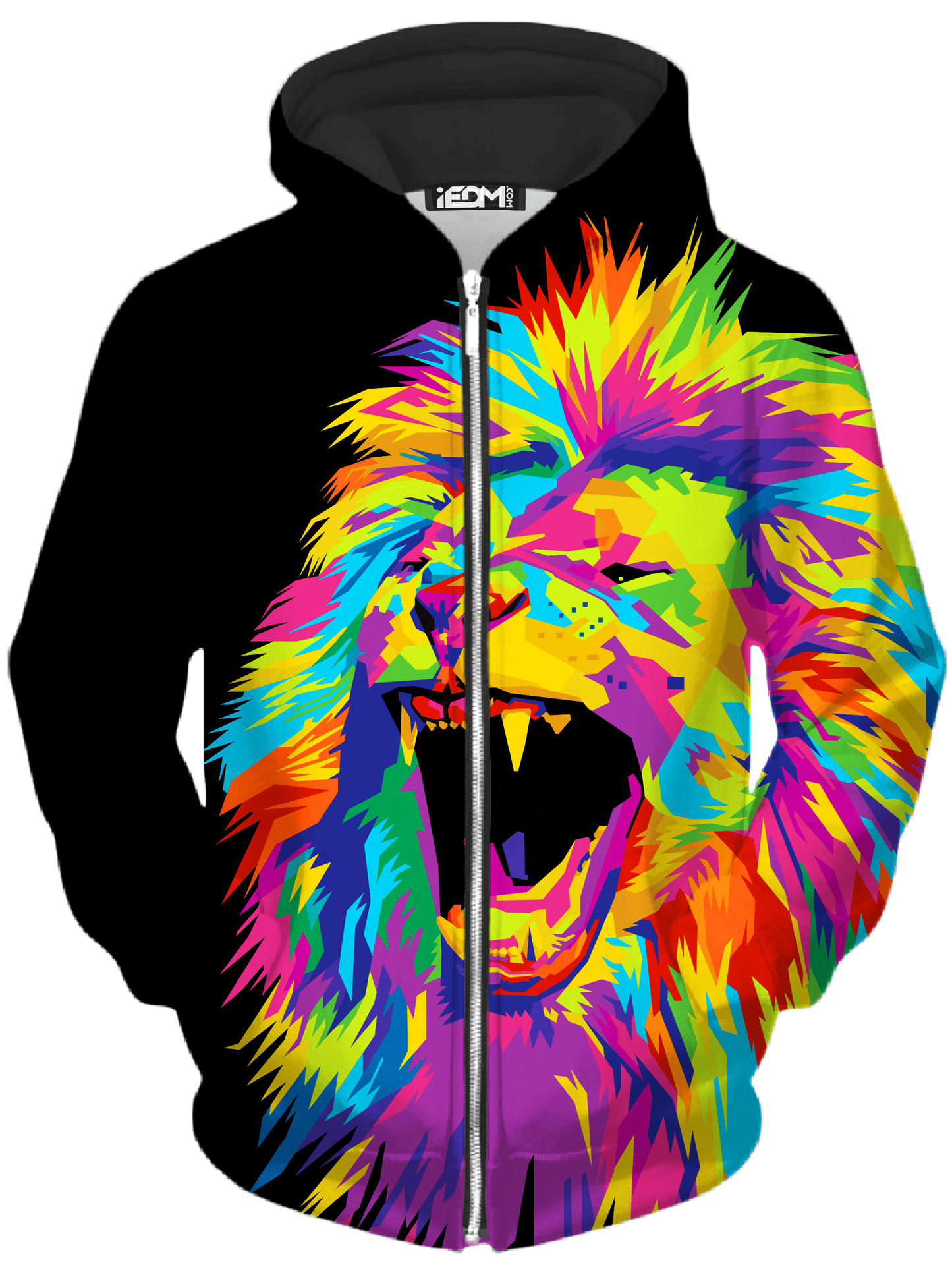 Psychedelic Lion Zip-Up Hoodie and Joggers Combo, Noctum X Truth, | iEDM