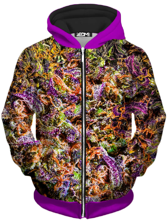 Purple Stuff Unisex Zip-Up Hoodie, Noctum X Truth, | iEDM