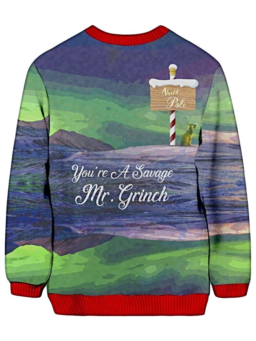 Noctum X Truth Savage Grinch Ugly Sweatshirt - iEDM