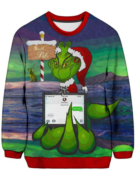 Savage Grinch Ugly Sweatshirt iEDM