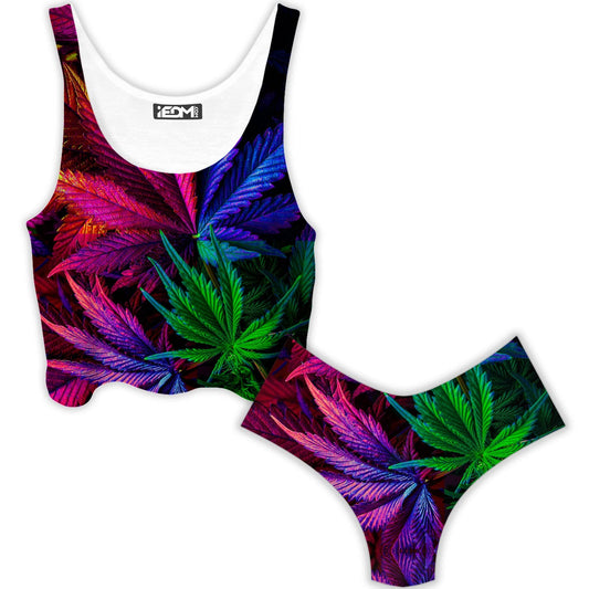 Thermo Chronic Crop Top and Booty Shorts Combo, Noctum X Truth, | iEDM