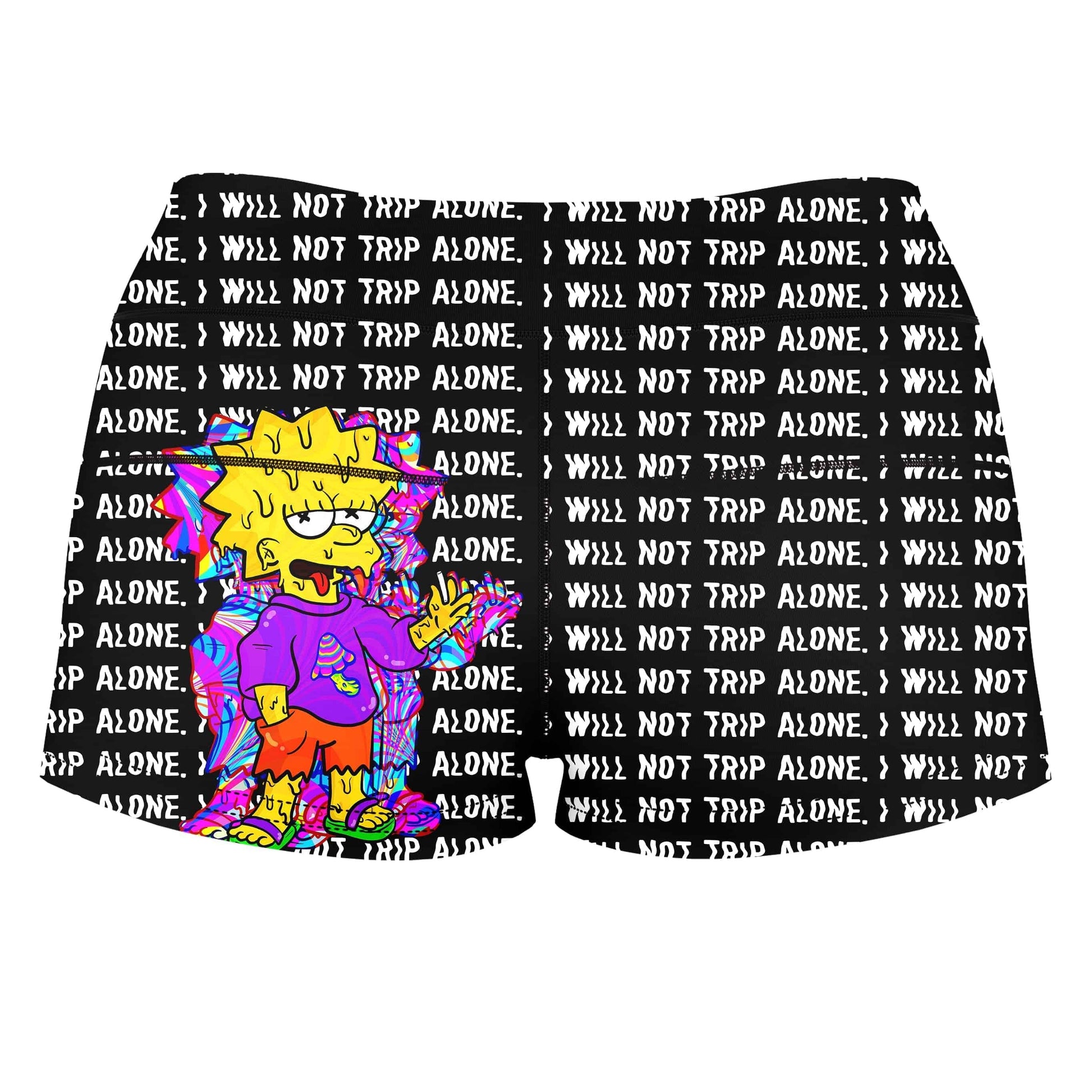 Tripping with Her High-Waisted Women's Shorts, Noctum X Truth, | iEDM