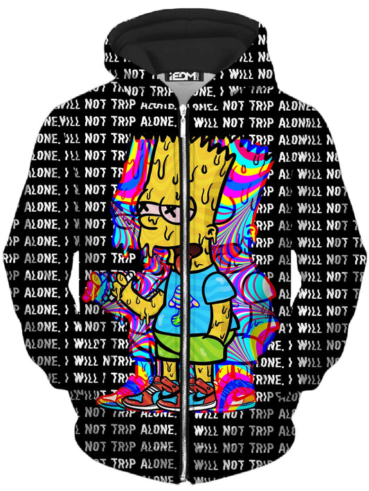 Tripping with Him Unisex Zip-Up Hoodie, Noctum X Truth, | iEDM