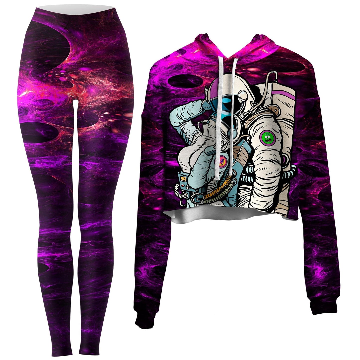 We Landed Crop Hoodie and Leggings Combo, Noctum X Truth, | iEDM