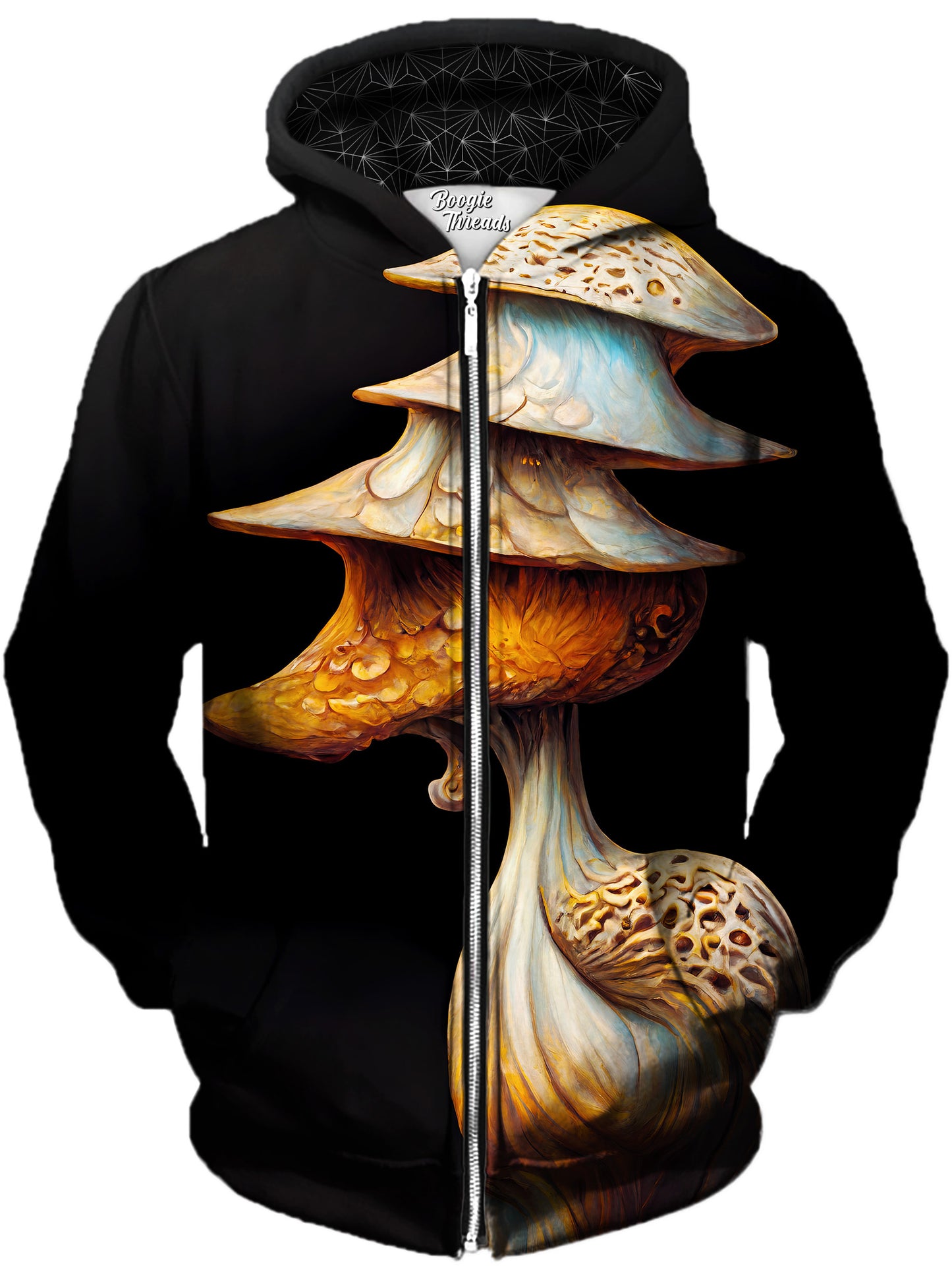 Noxious Riddle Unisex Zip-Up Hoodie, Gratefully Dyed, | iEDM