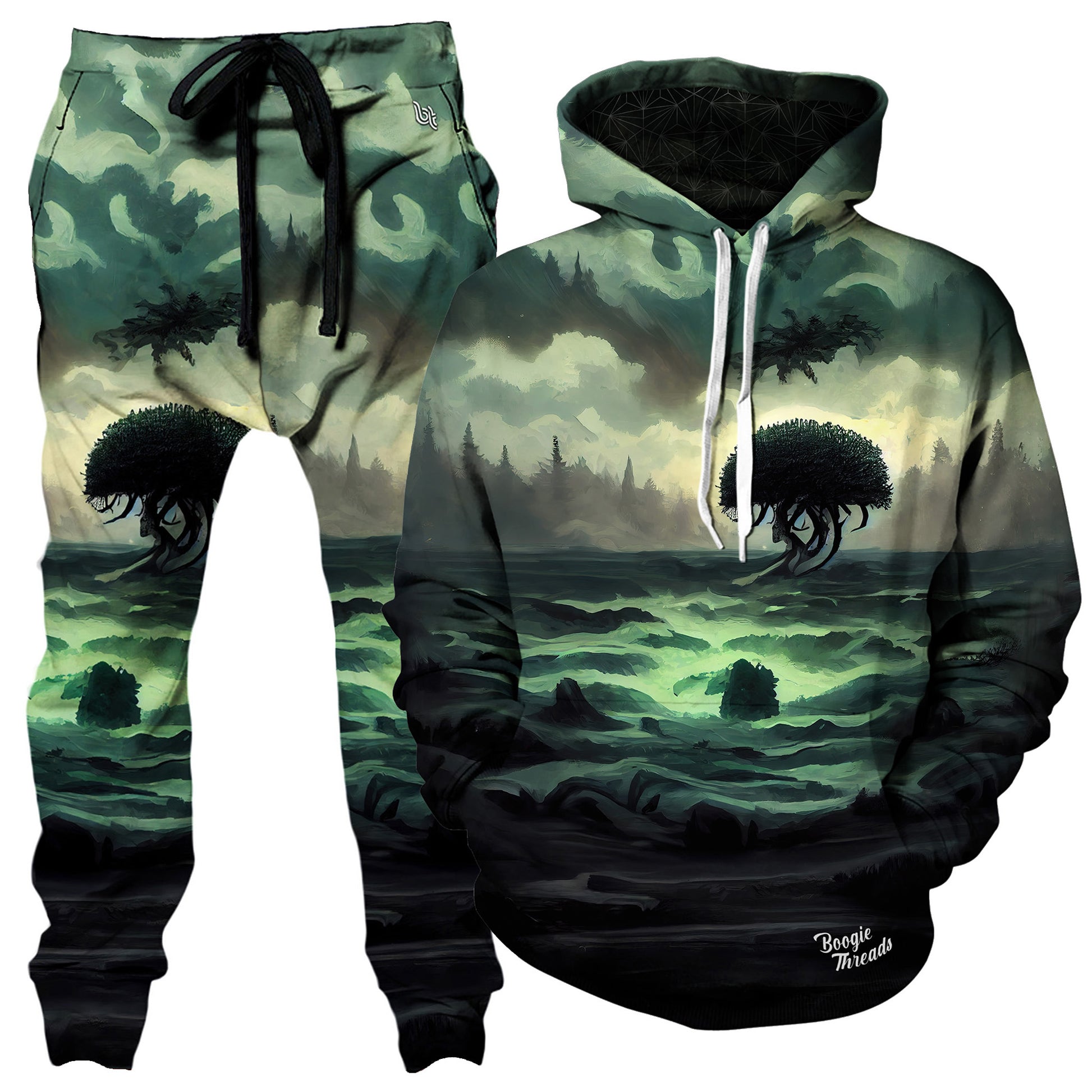 Obsequious Direction Hoodie and Joggers Combo, Gratefully Dyed, | iEDM
