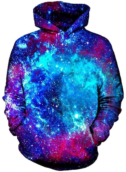 Blue Galaxy Unisex Hoodie, On Cue Apparel, | iEDM