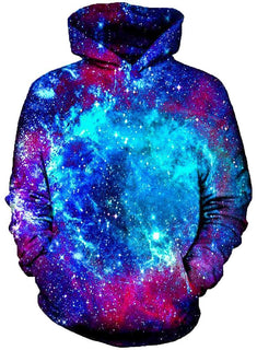 On Cue Apparel - Blue Galaxy Unisex Hoodie