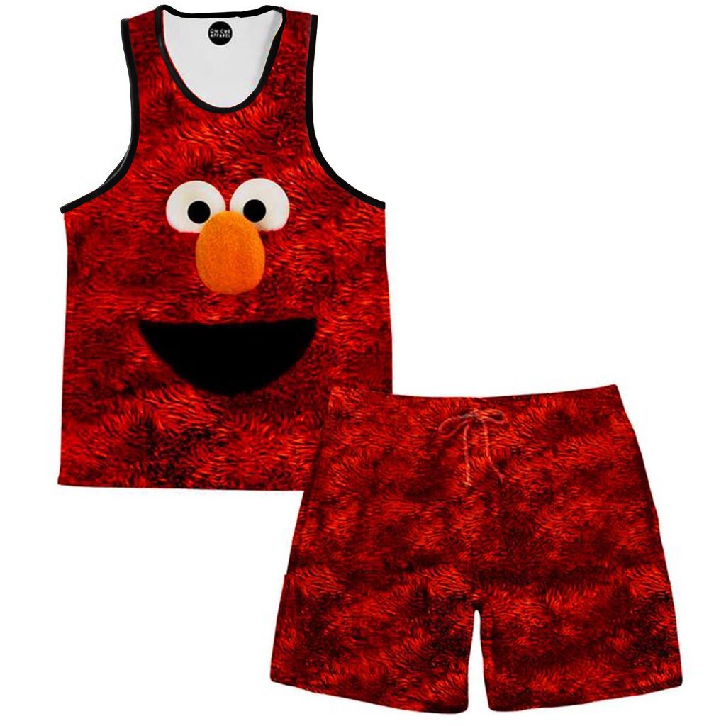Elmo Tank and Shorts Combo, On Cue Apparel, | iEDM