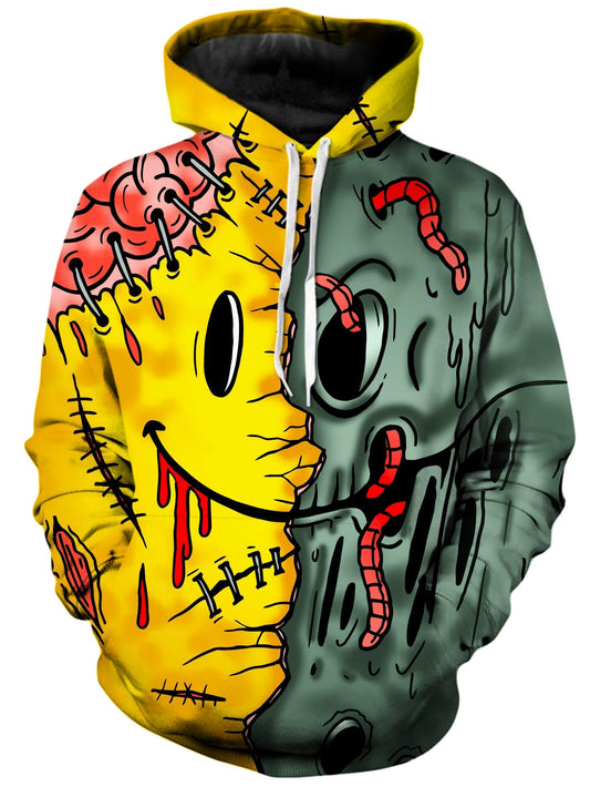 Emoji Zombie Unisex Hoodie, On Cue Apparel, | iEDM