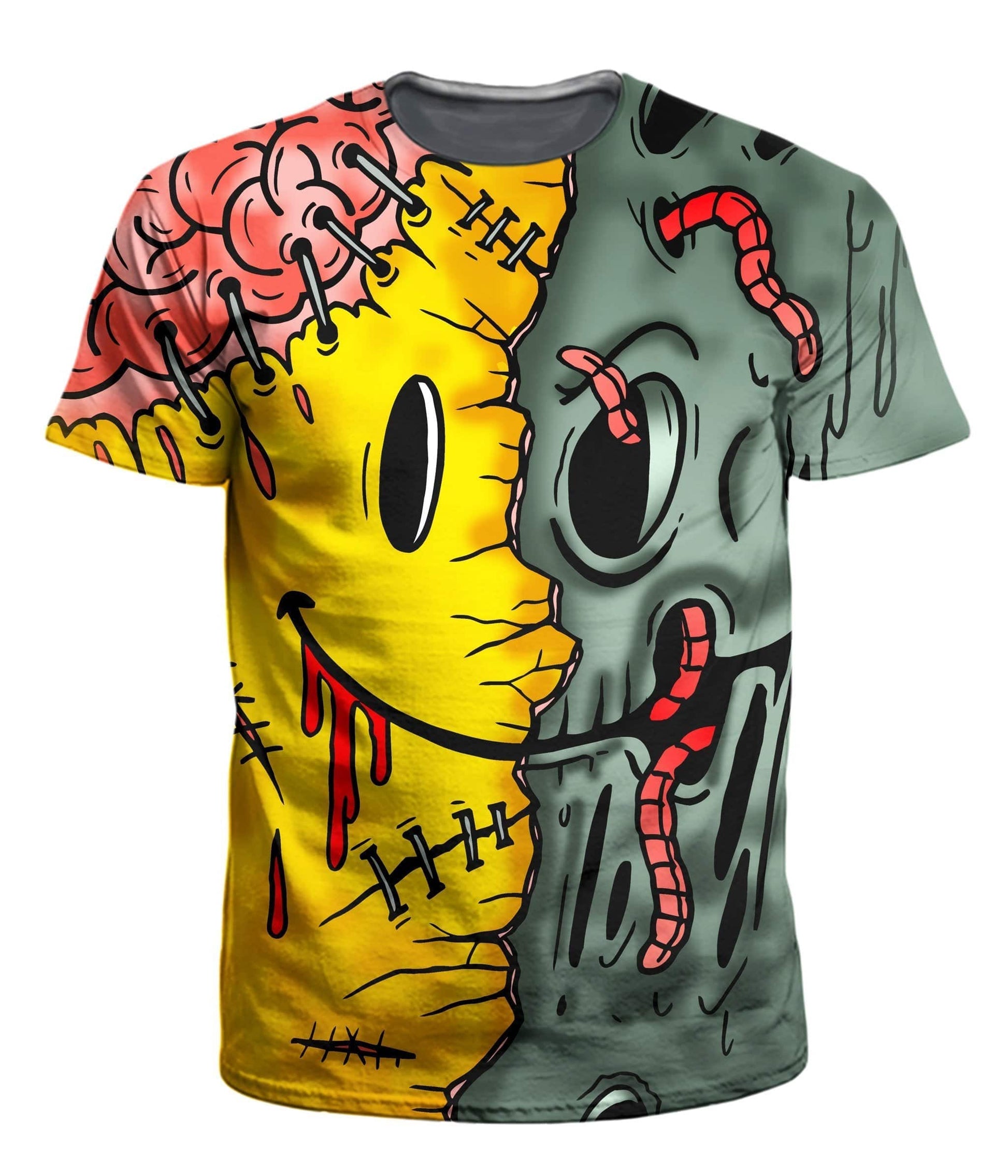 Emoji Zombie Men's T-Shirt, On Cue Apparel, | iEDM