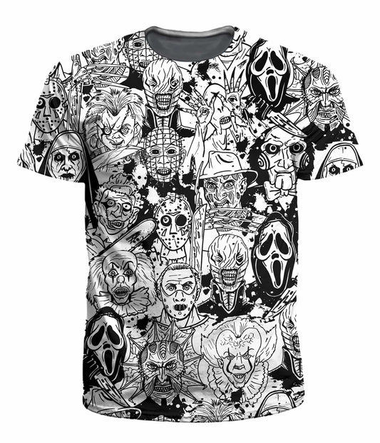 Horror Villains Men's T-Shirt, On Cue Apparel, | iEDM
