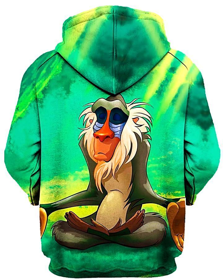 Meditating Rafiki Unisex Hoodie, On Cue Apparel, | iEDM