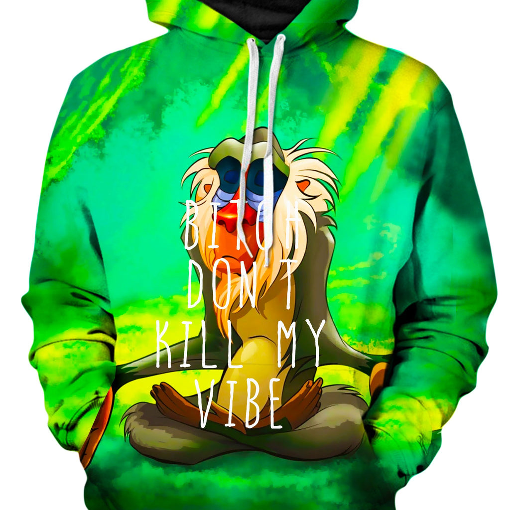 Meditating Rafiki Unisex Hoodie, On Cue Apparel, | iEDM