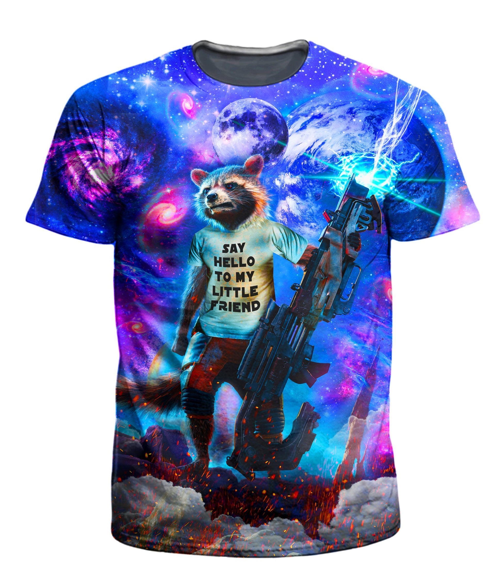 Rocket Raccoon Men's T-Shirt, On Cue Apparel, | iEDM