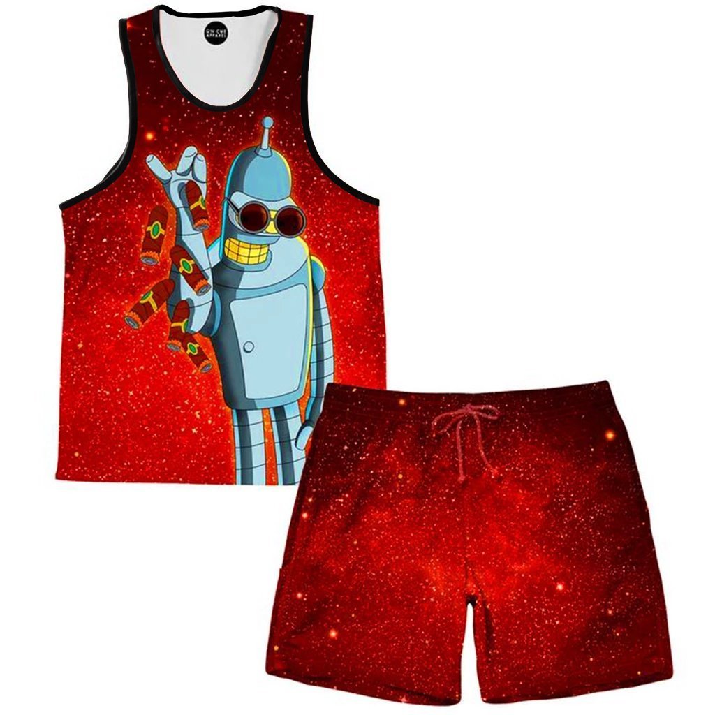 Salt Bender Tank and Shorts Combo, On Cue Apparel, | iEDM
