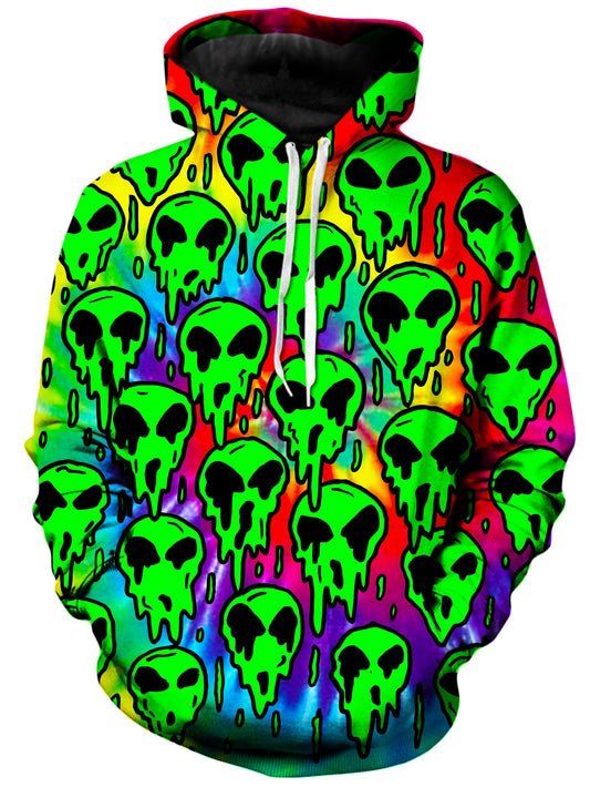 Trippy Green Martian Unisex Hoodie, On Cue Apparel, | iEDM