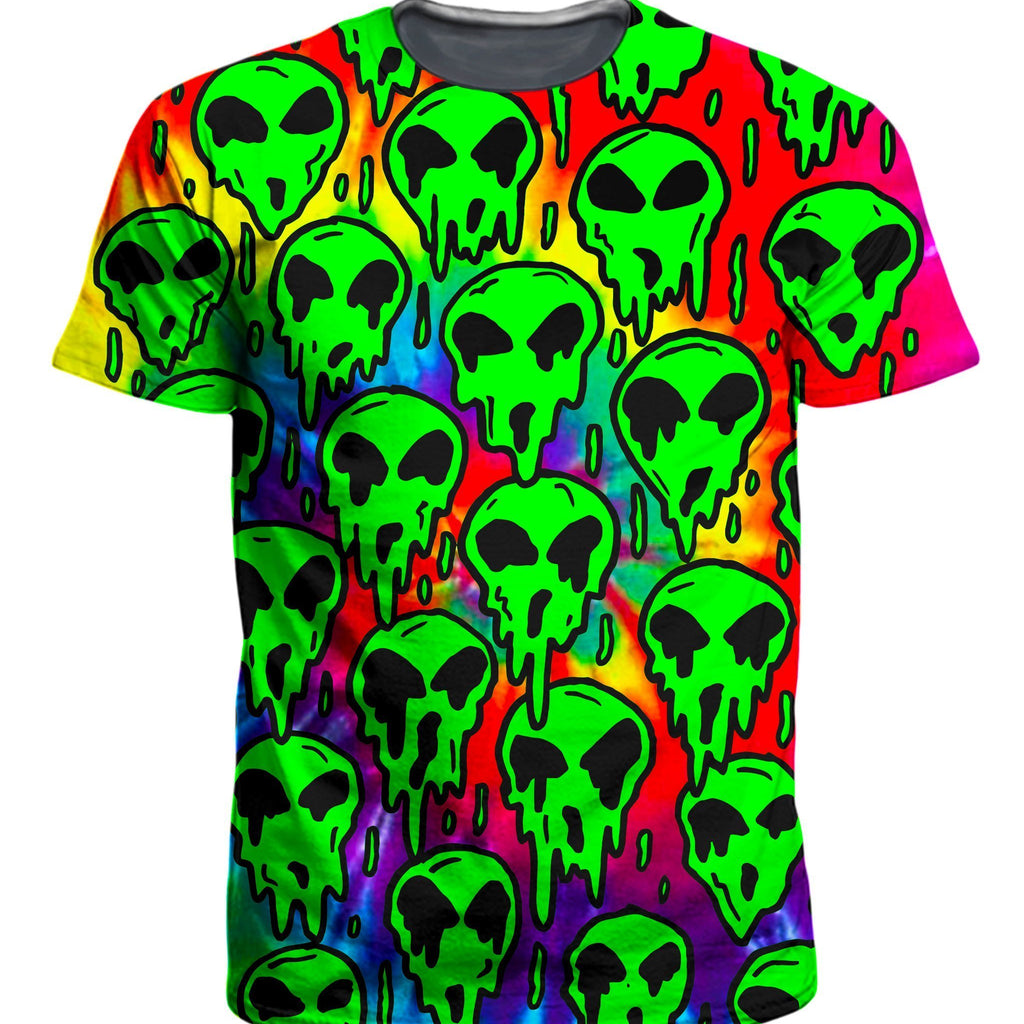 Trippy Green Martian Men's T-Shirt, On Cue Apparel, | iEDM
