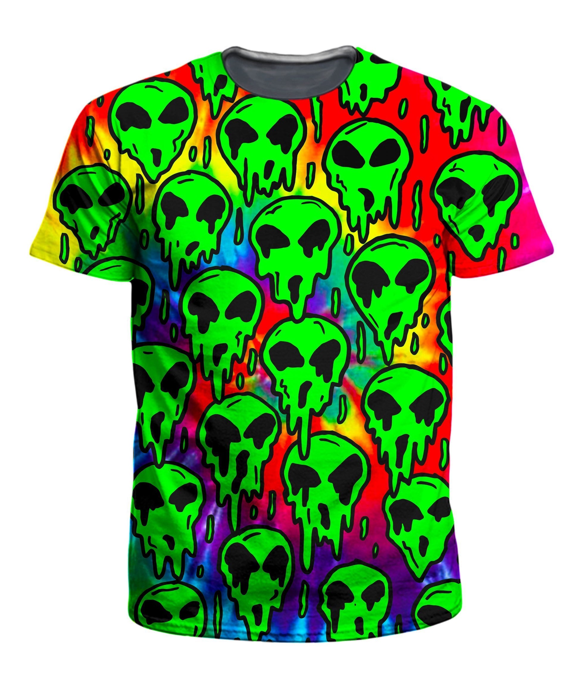 Trippy Green Martian Men's T-Shirt, On Cue Apparel, | iEDM