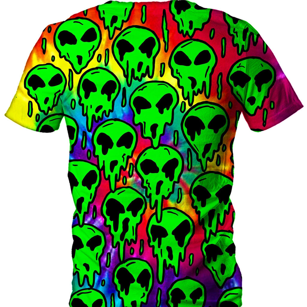 Trippy Green Martian Men's T-Shirt, On Cue Apparel, | iEDM