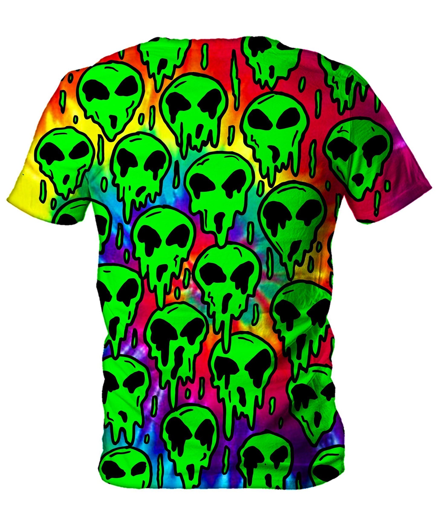 Trippy Green Martian Men's T-Shirt, On Cue Apparel, | iEDM