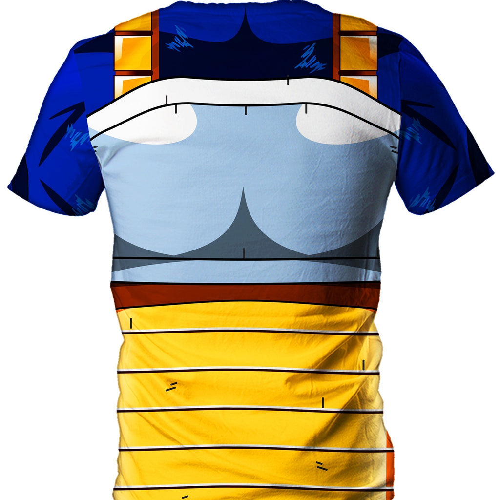 Vegeta Cell Armor Men's T-Shirt, On Cue Apparel, | iEDM