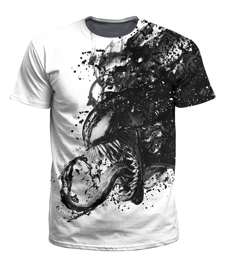 Venom BW T-Shirt and Shorts Combo, On Cue Apparel, | iEDM