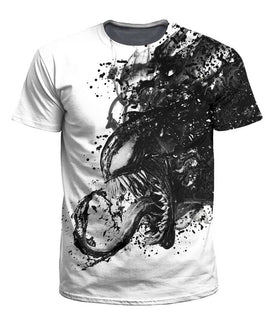 On Cue Apparel - Venom BW Men's T-Shirt