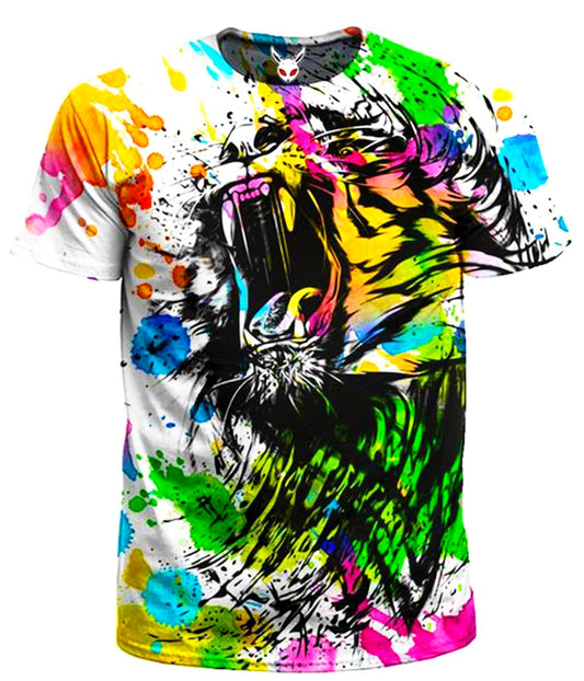 Watercolor Tiger Men's T-Shirt, On Cue Apparel, | iEDM