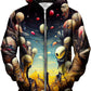 Outrageous Summer Unisex Zip-Up Hoodie, Gratefully Dyed, | iEDM
