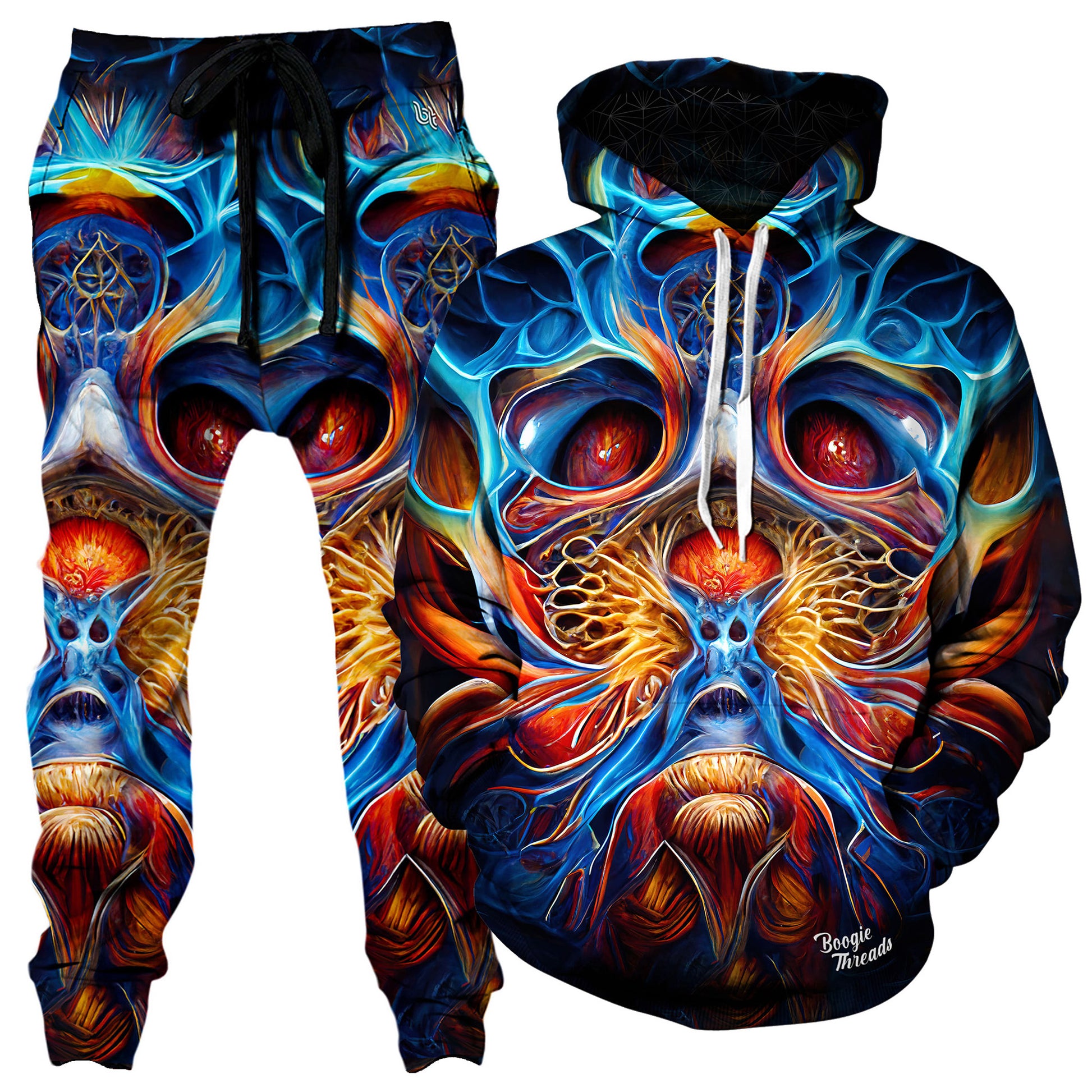 Playful Friction Hoodie and Joggers Combo, Gratefully Dyed, | iEDM