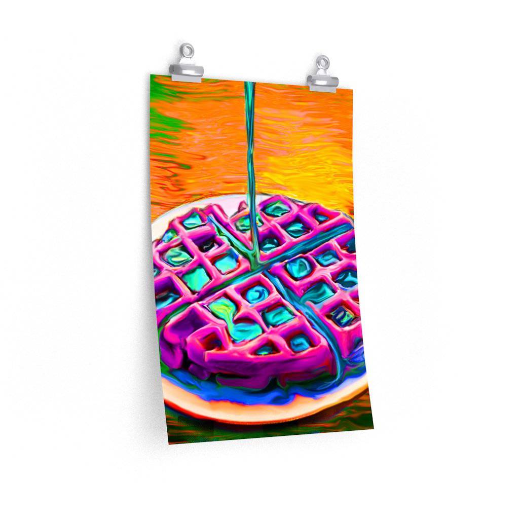 Waffles Premium Matte Vertical Poster, Poster, | iEDM