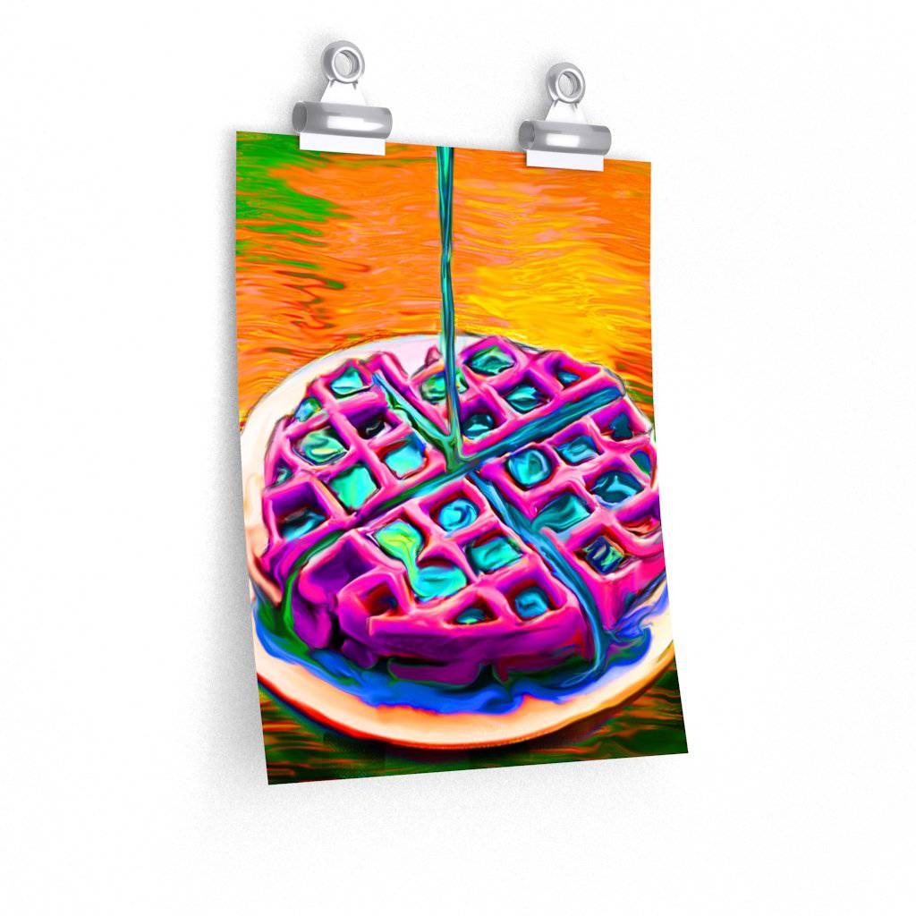 Waffles Premium Matte Vertical Poster, Poster, | iEDM