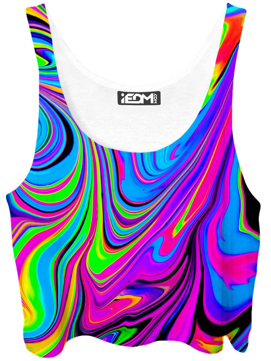 Cosmic Flow Crop Top, Psychedelic Pourhouse, | iEDM