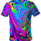 Cosmic Flow Men's T-Shirt, Psychedelic Pourhouse, | iEDM