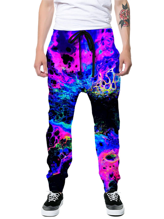 Cosmic Splatter Joggers, Psychedelic Pourhouse, | iEDM