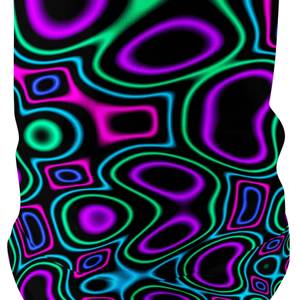 Fractal River Bandana Mask, Psychedelic Pourhouse, | iEDM