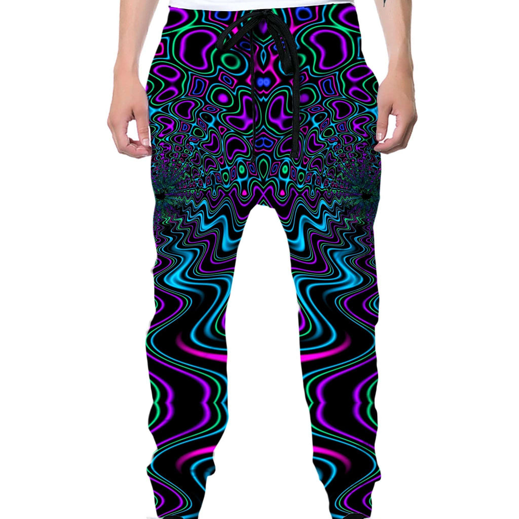 Fractal River T-Shirt and Joggers Combo, Psychedelic Pourhouse, | iEDM