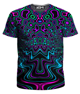 Psychedelic Pourhouse - Fractal River Men's T-Shirt