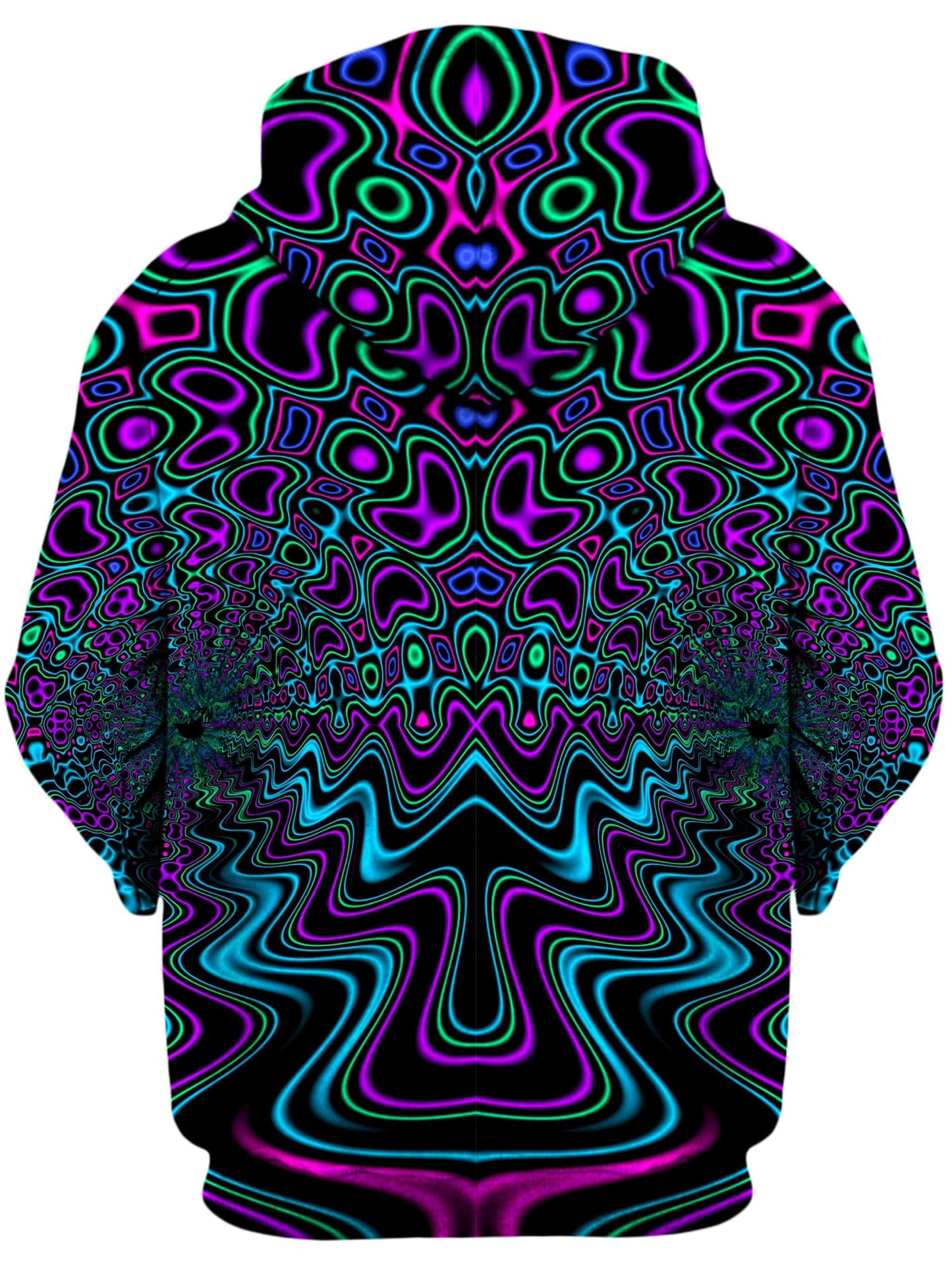 Fractal River Unisex Hoodie, Psychedelic Pourhouse, | iEDM