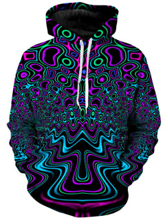 Psychedelic Pourhouse - Fractal River Unisex Hoodie