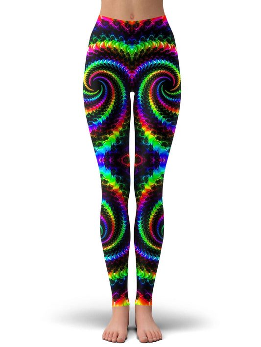 Fractaled Vision Leggings, Psychedelic Pourhouse, | iEDM