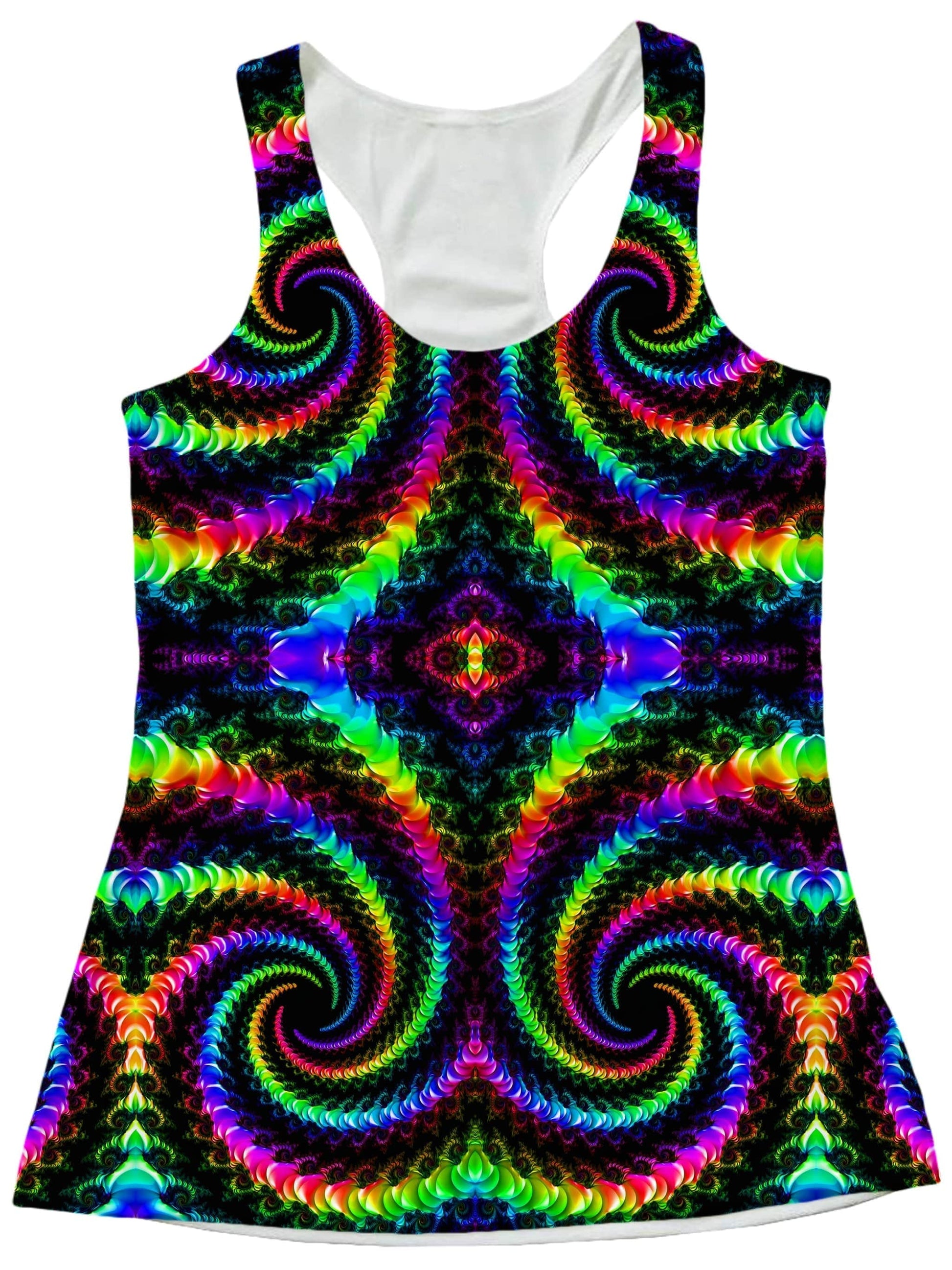 Fractaled Vision Women's Tank, Psychedelic Pourhouse, | iEDM