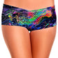 Galactic Drip Booty Shorts, Psychedelic Pourhouse, | iEDM