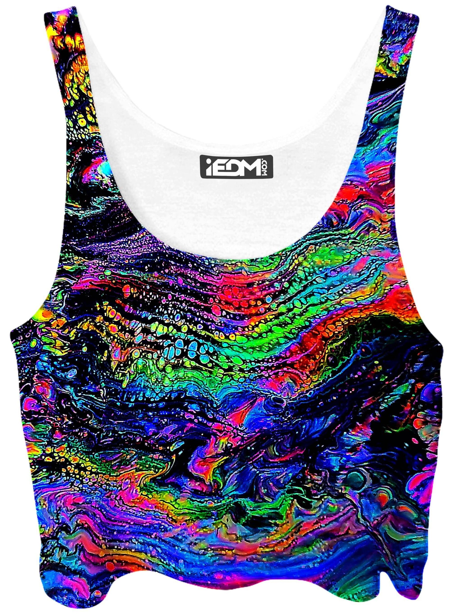 Galactic Drip Crop Top, Psychedelic Pourhouse, | iEDM