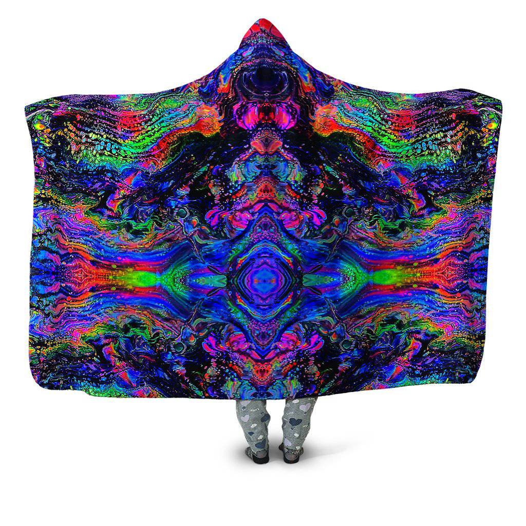 Galactic Drip Hooded Blanket, Psychedelic Pourhouse, | iEDM