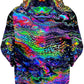 Galactic Drip Unisex Zip-Up Hoodie, Psychedelic Pourhouse, | iEDM