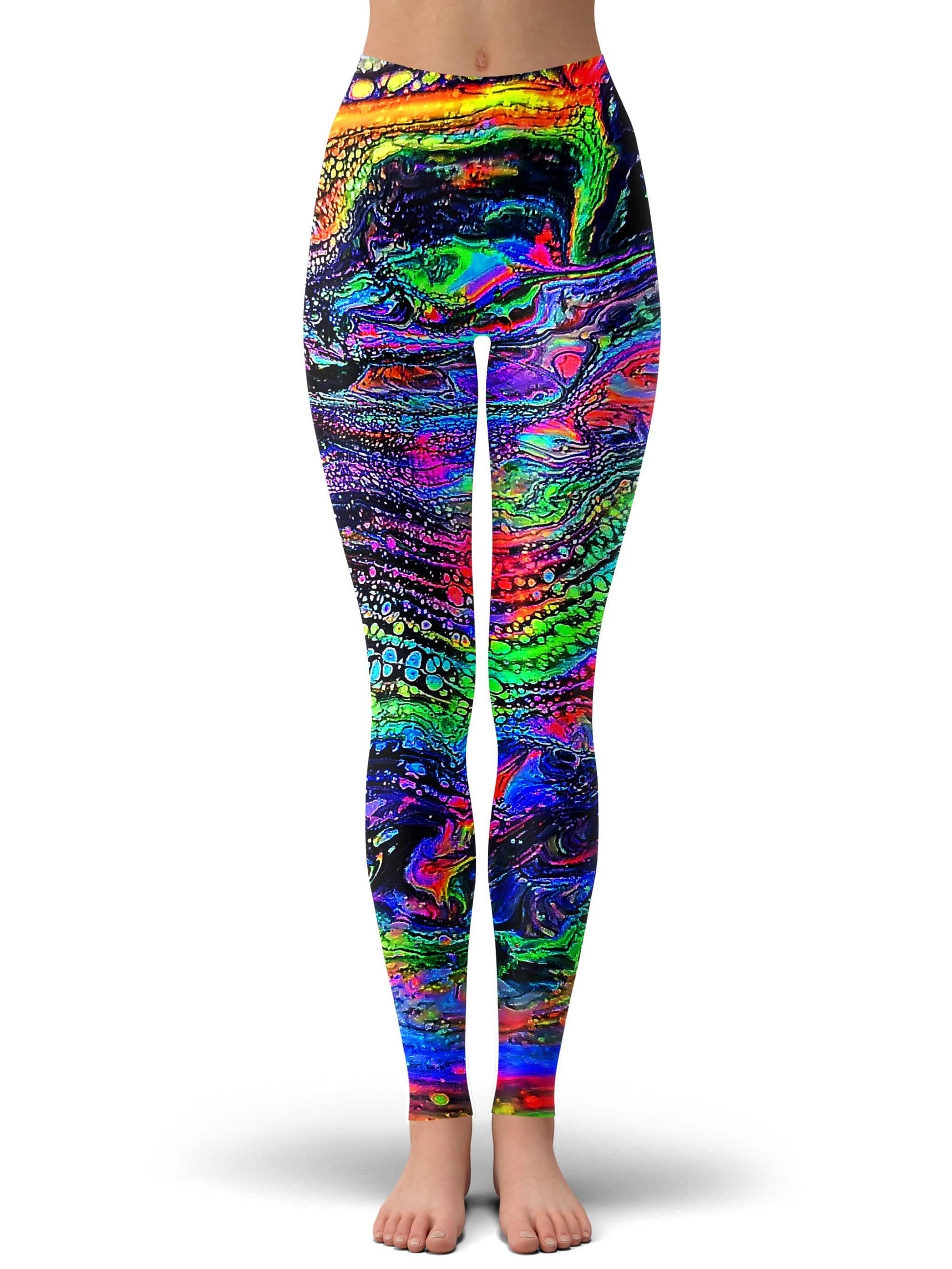 Galactic Drip Women's Tank and Leggings Combo, Psychedelic Pourhouse, | iEDM